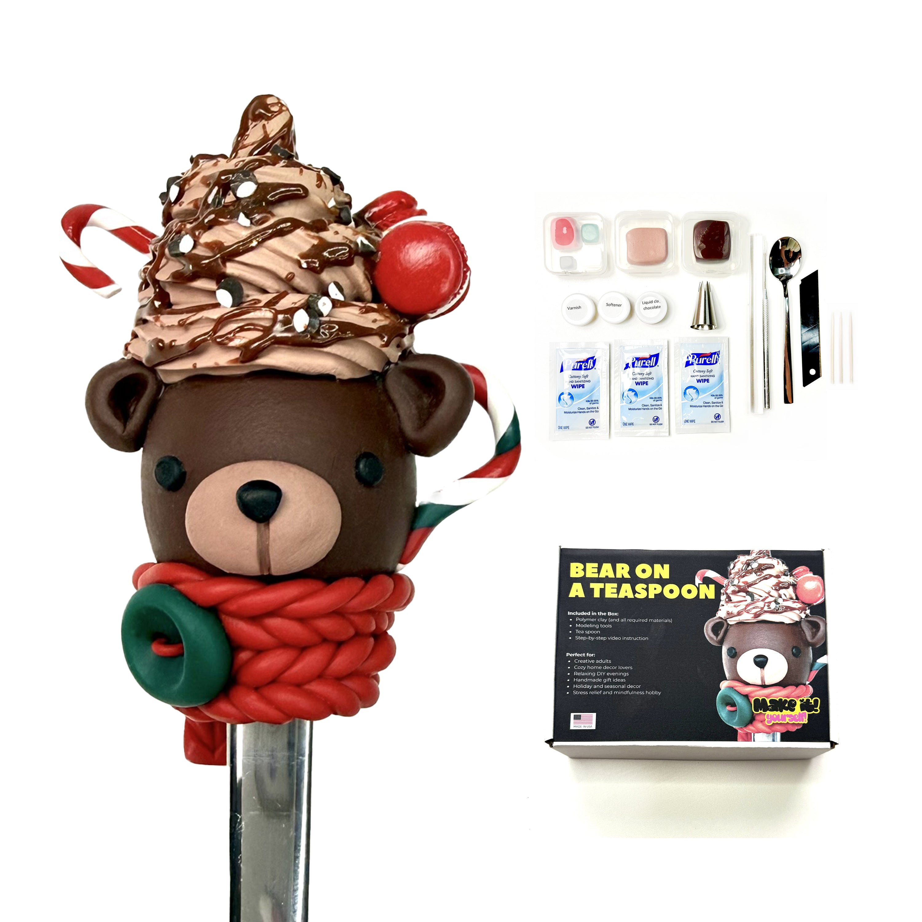 Bear on Teaspoon DIY Kit
