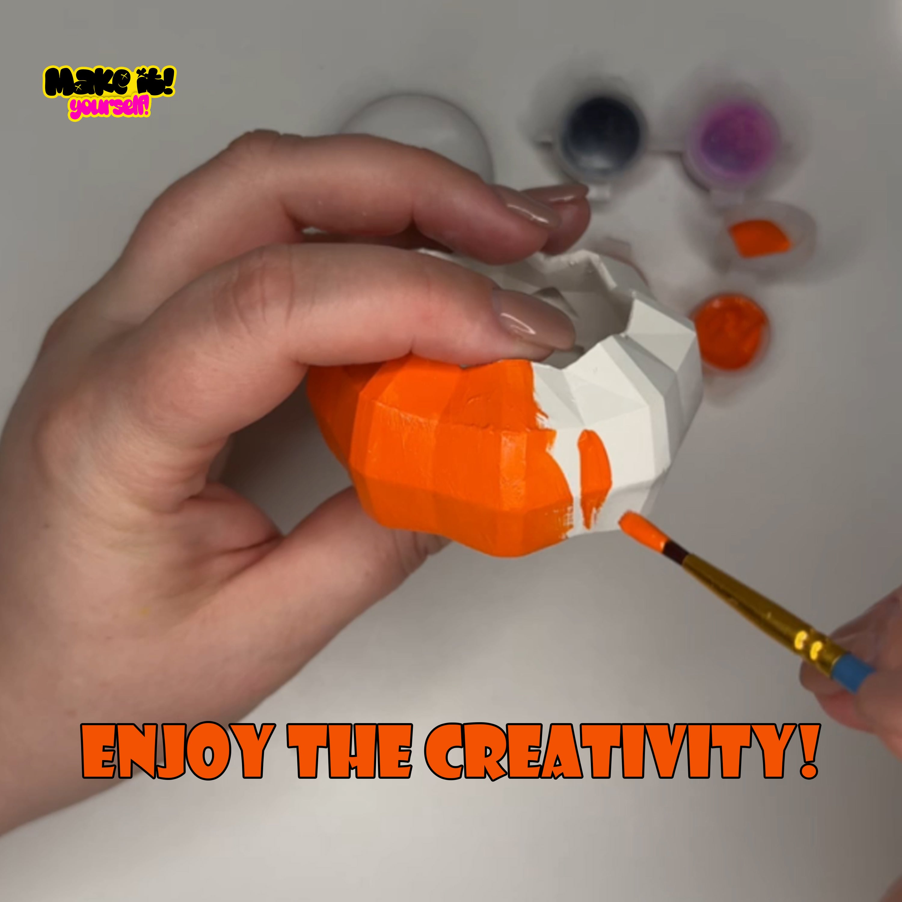 Pumpkin Candlestick DIY kit