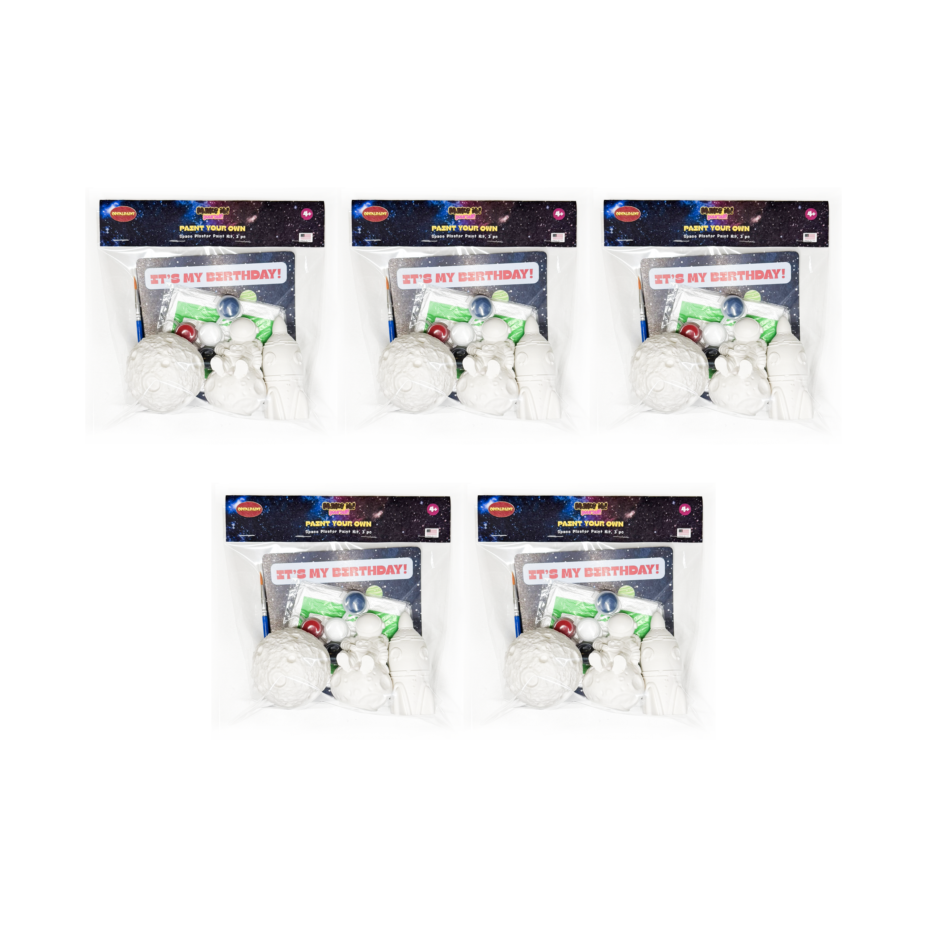 Space Plaster Paint Kit, 3 pc