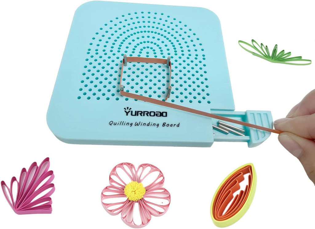 Quilling Tool Quil Board with Pins Storage Box