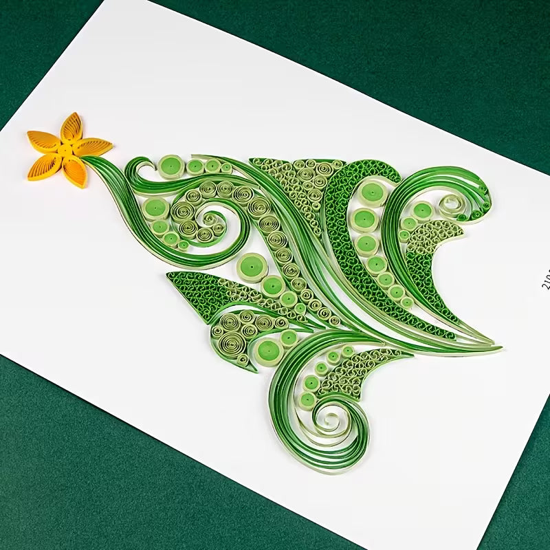 Paper Quilling Christmas Tree DIY Kit
