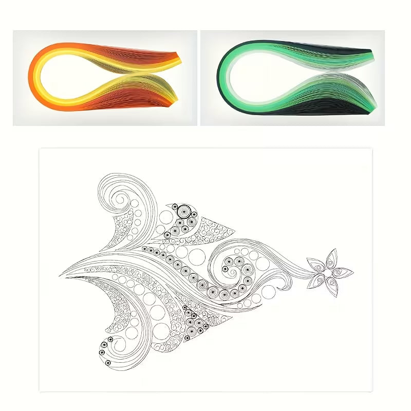 Paper Quilling Christmas Tree DIY Kit