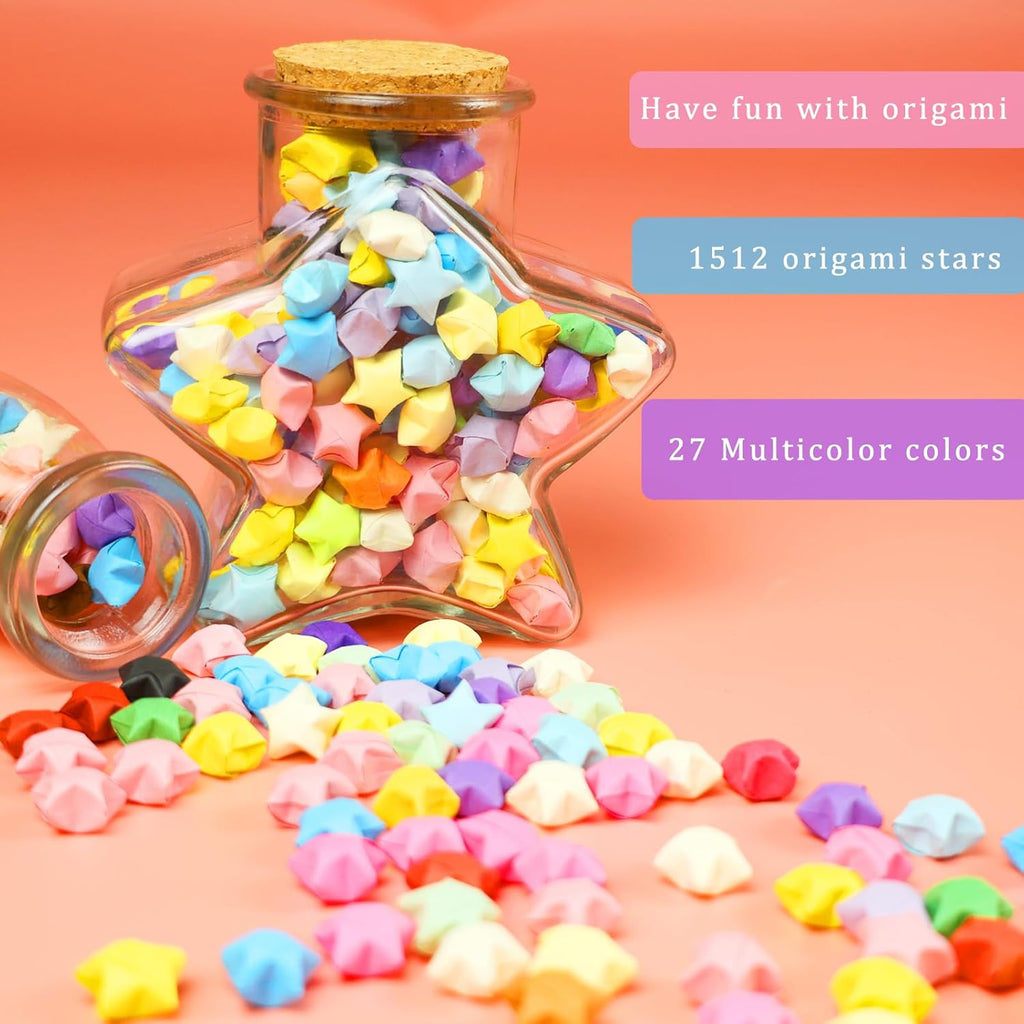 Origami Star Paper Antistress Kit