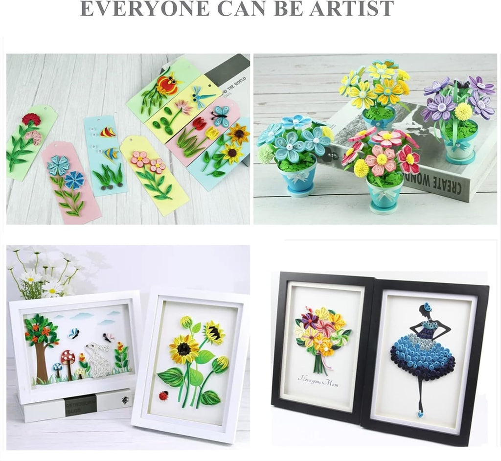 Quilling Tool Quil Board with Pins Storage Box