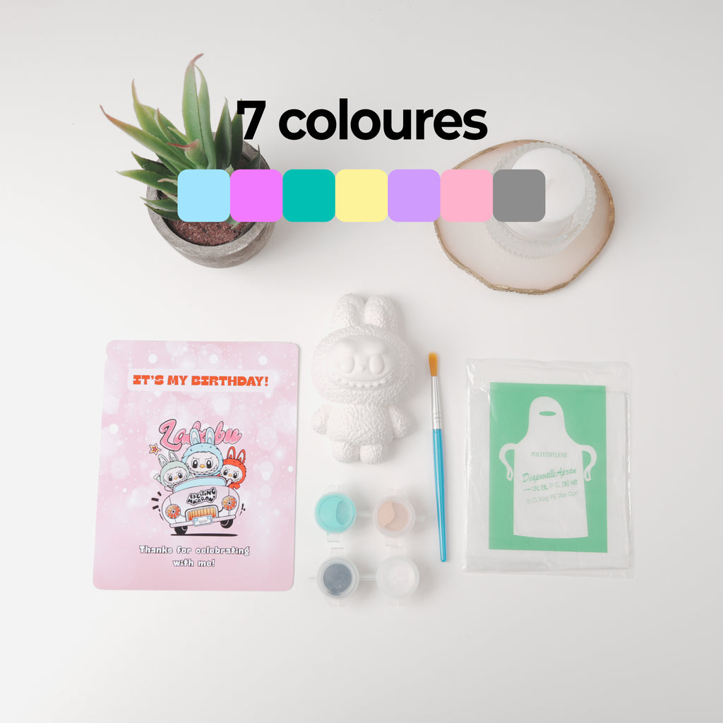 Cute Bunny Plaster Paint Kit, 1 pc