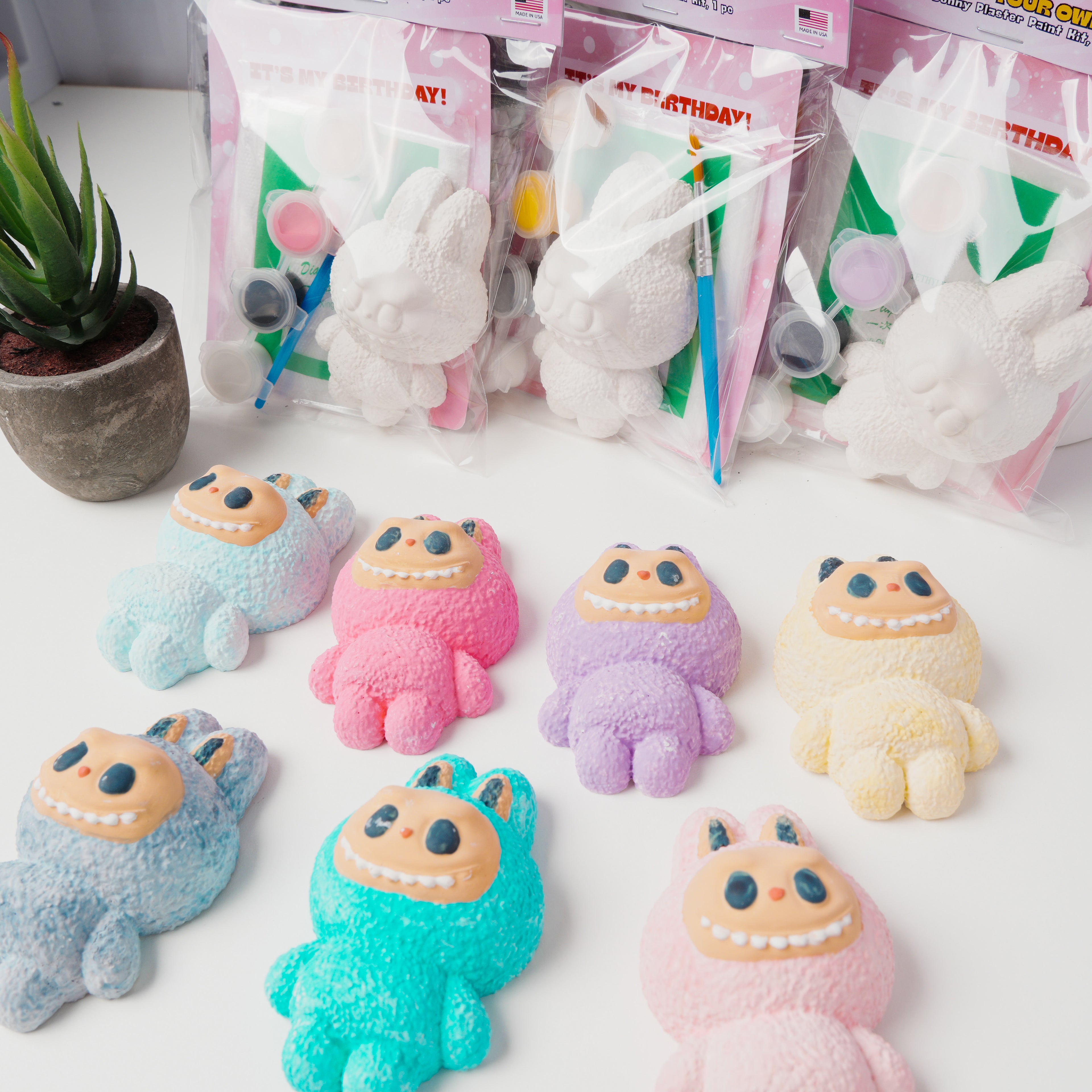 Cute Bunny Plaster Paint Kit, 1 pc