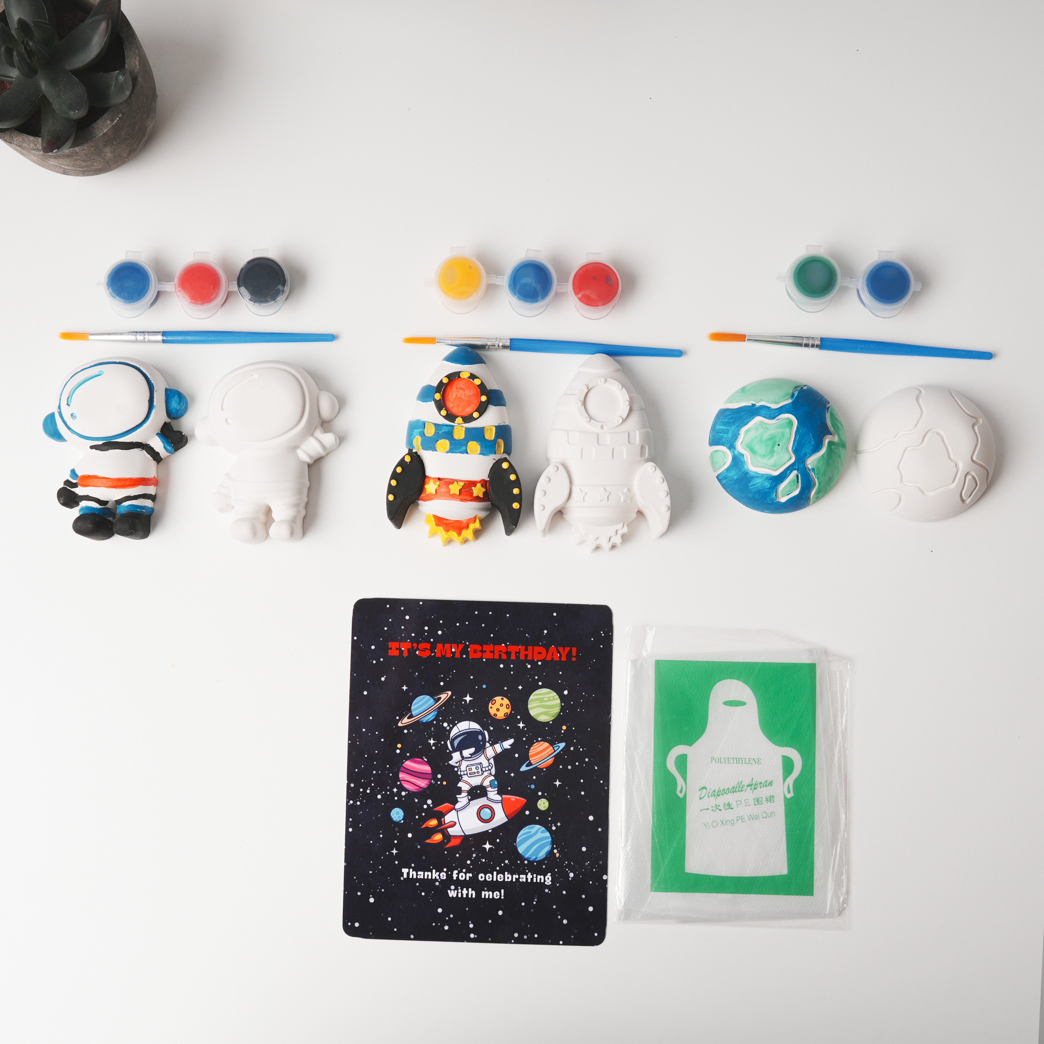 Astronaut Plaster Paint Kit, 1 pc