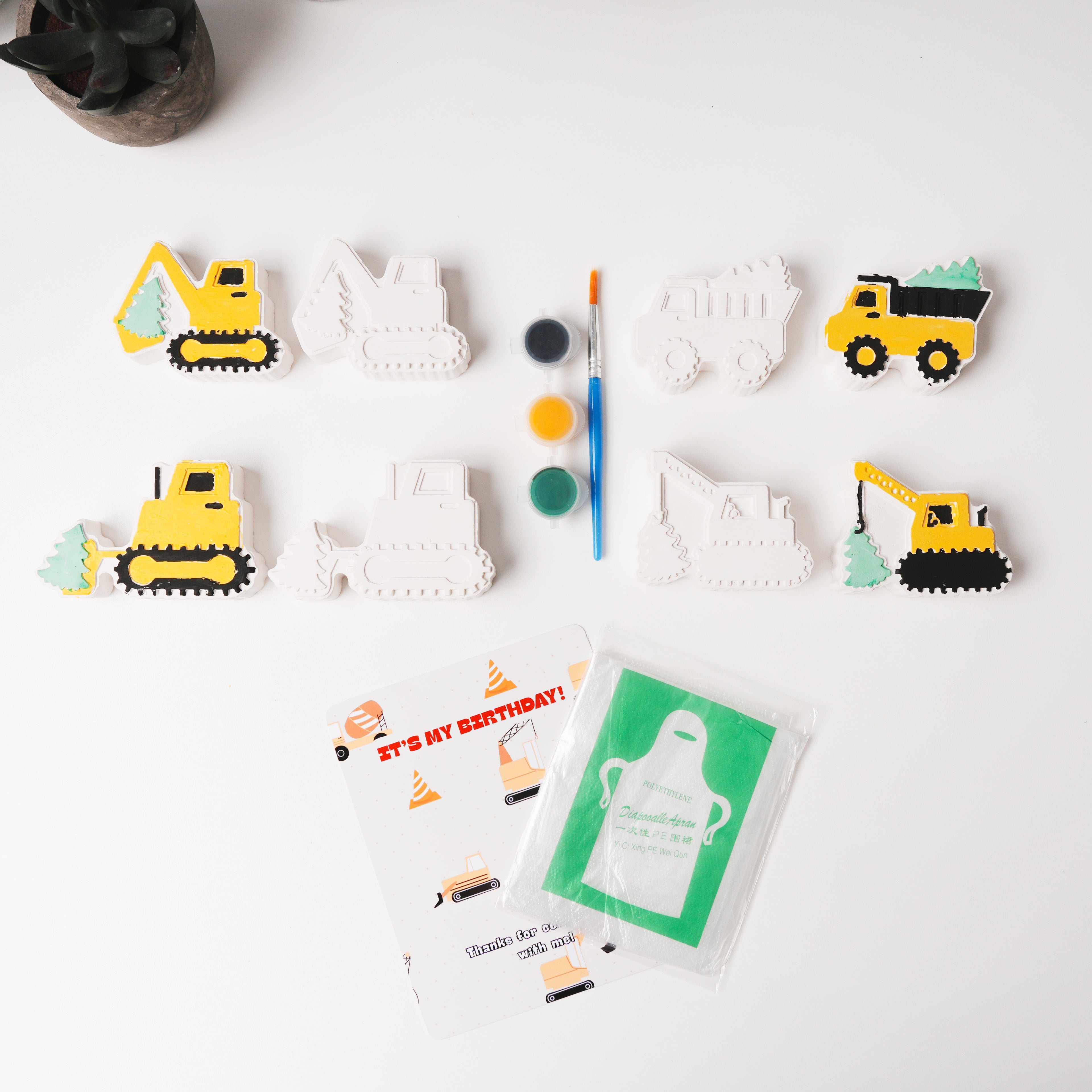 Excavator Plaster Paint Kit, 1 pc
