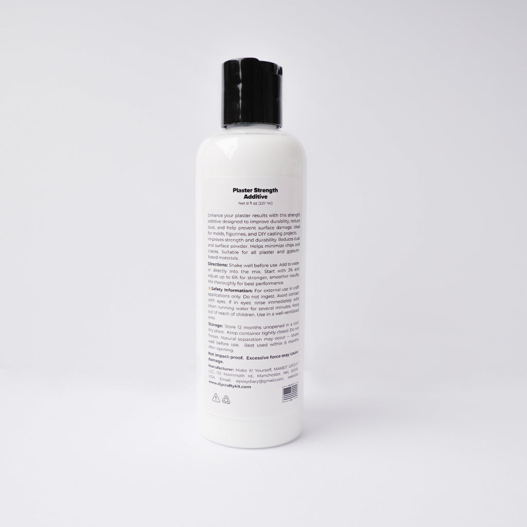 liquid plaster additive to reduce cracks dust and fragile casts