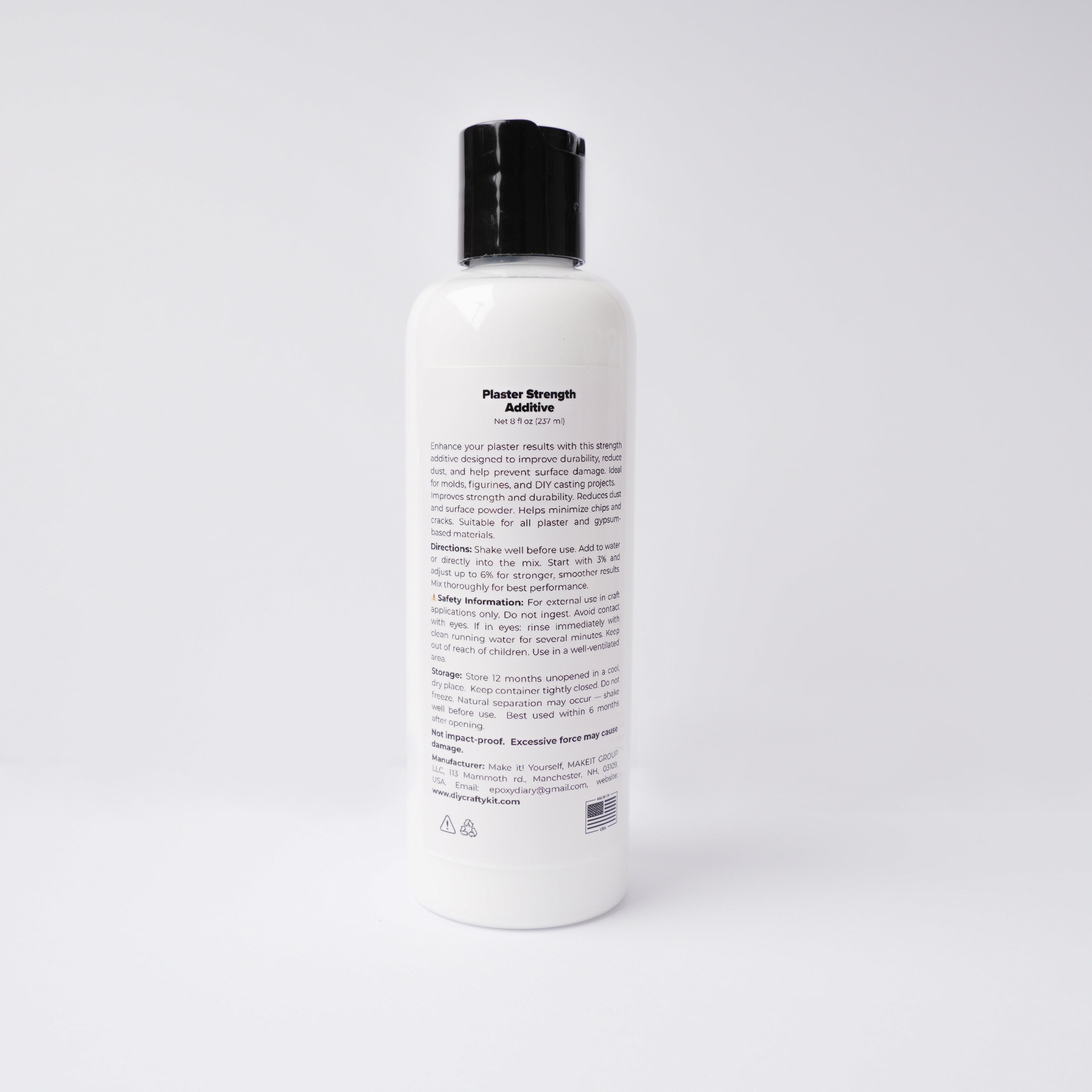 liquid plaster additive to reduce cracks dust and fragile casts