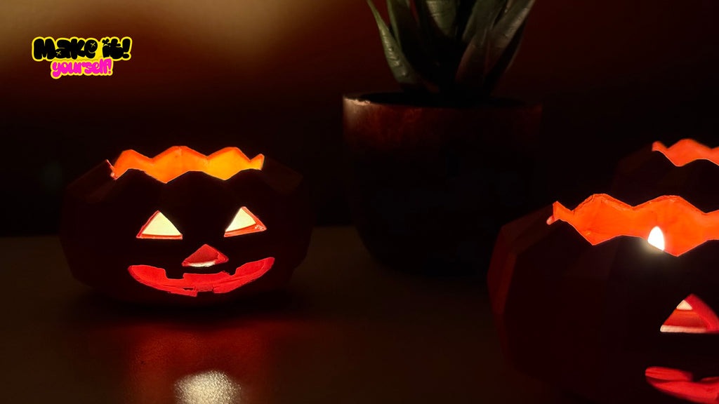 Pumpkin Candlestick DIY kit Set of 3