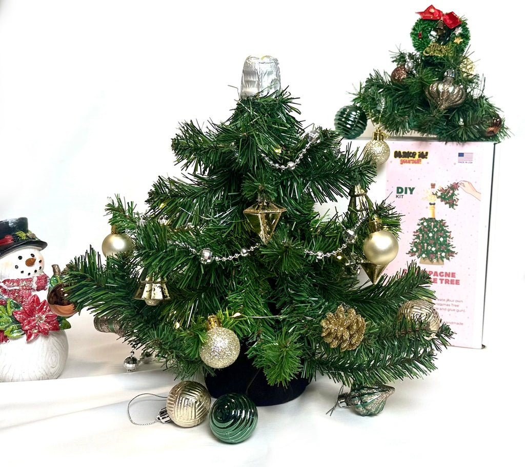 DIY Christmas Gift Kit - Champagne Surprise Tree