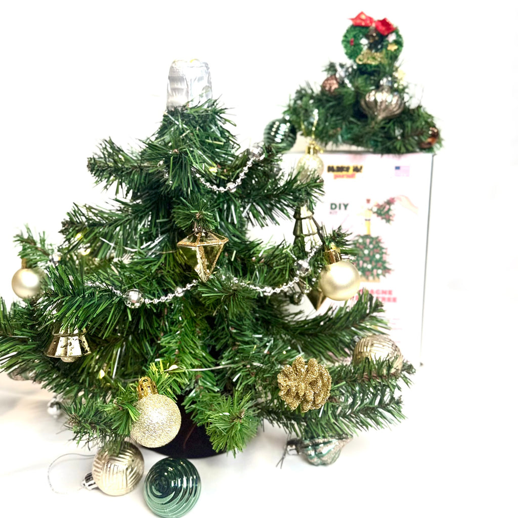 DIY Christmas Gift Kit - Champagne Surprise Tree