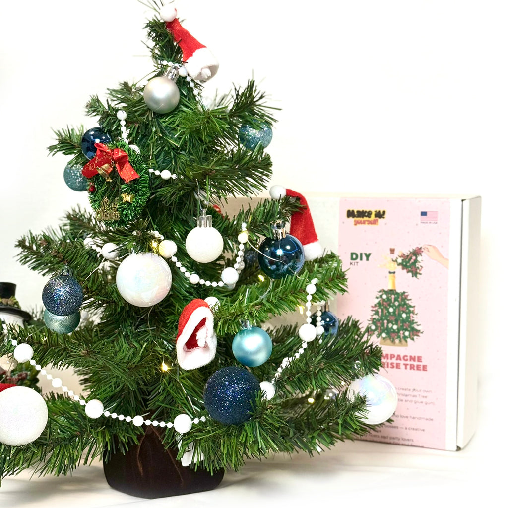 DIY Christmas Gift Kit - Champagne Surprise Tree