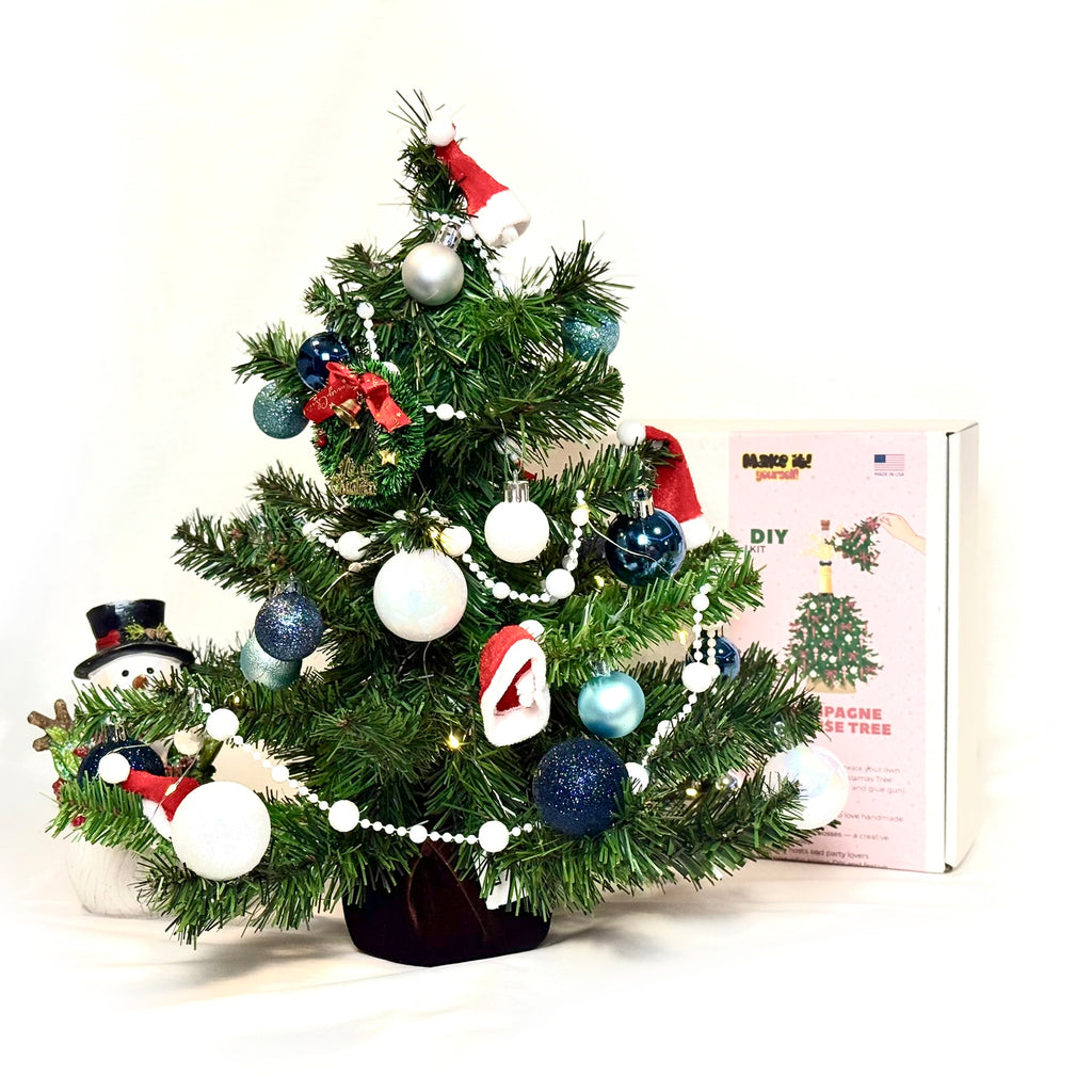 DIY Christmas Gift Kit - Champagne Surprise Tree