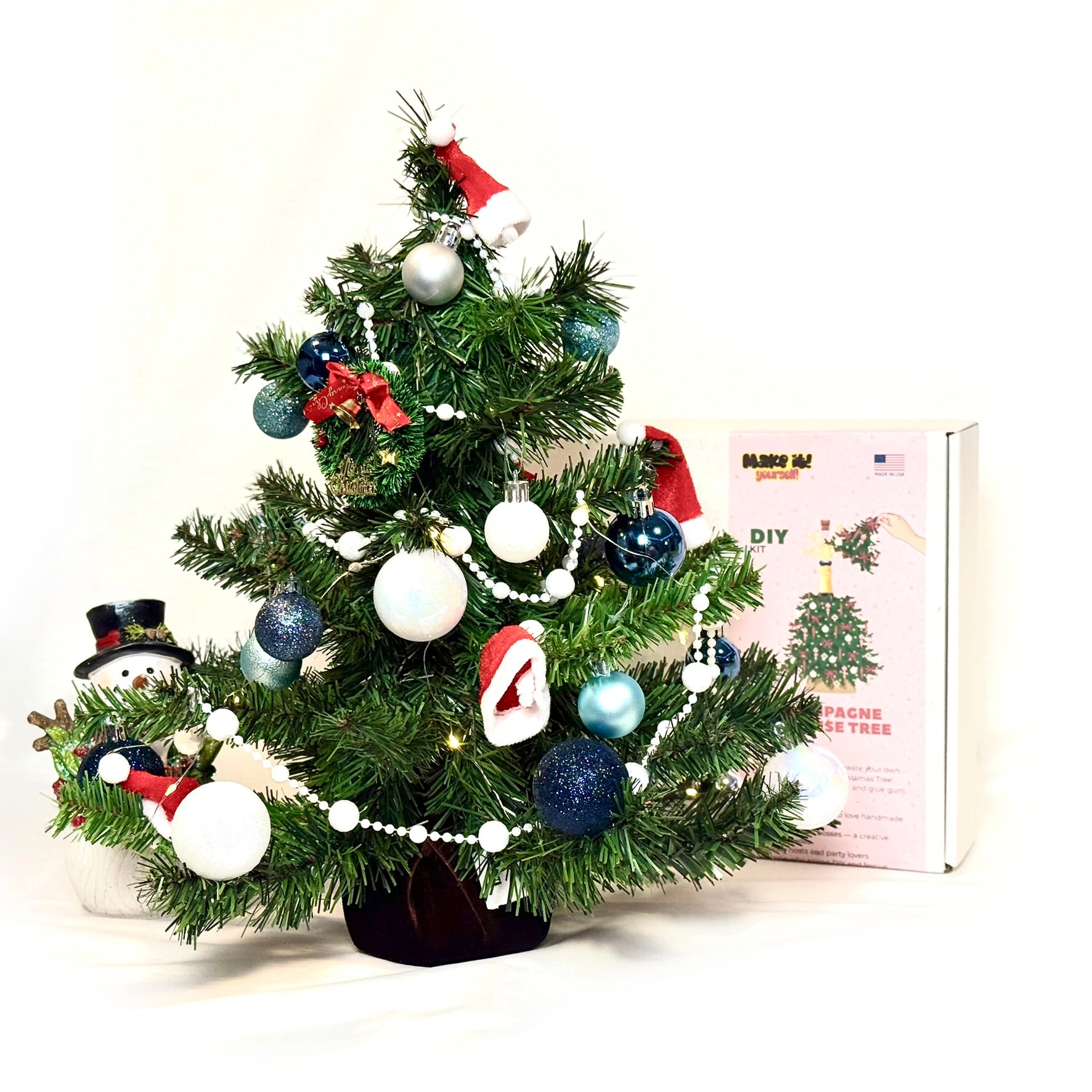 DIY Christmas Gift Kit - Champagne Surprise Tree