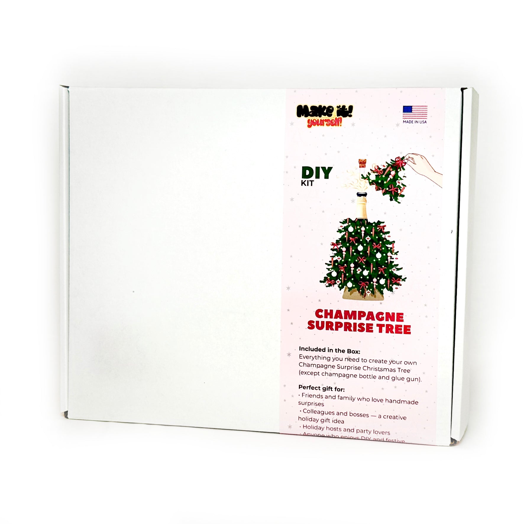 DIY Christmas Gift Kit - Champagne Surprise Tree