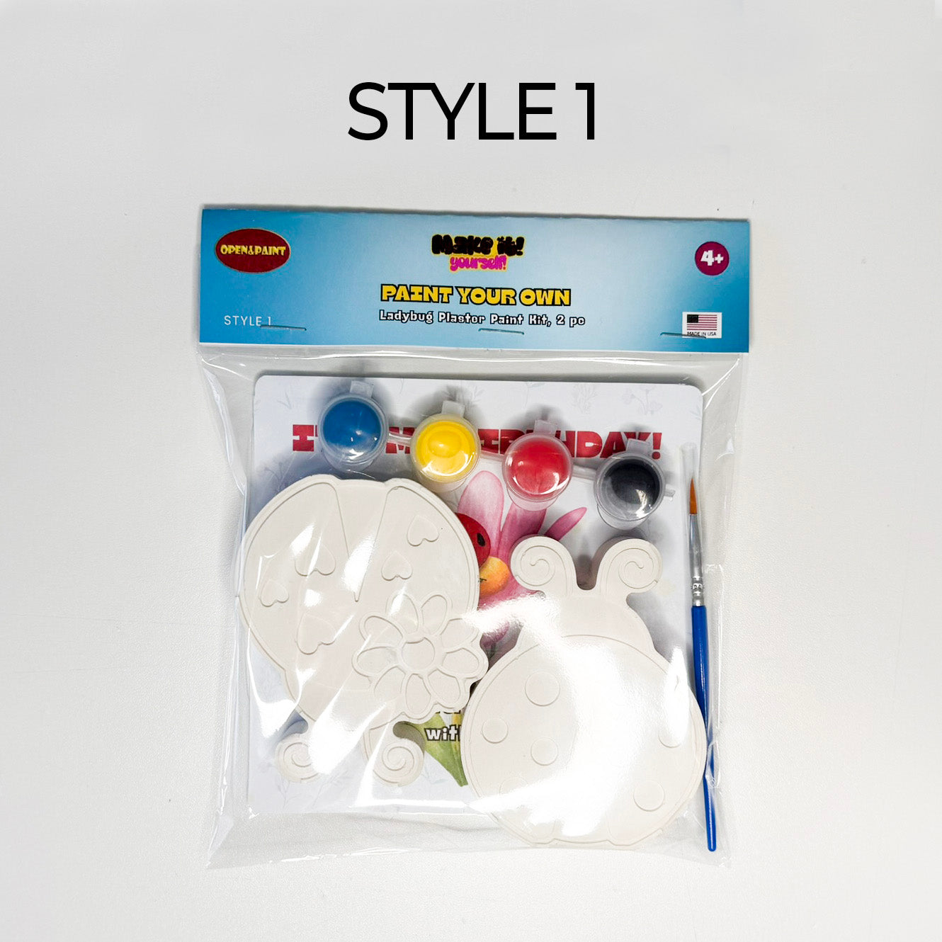 Ladybug Plaster Paint Kit, 2 pc