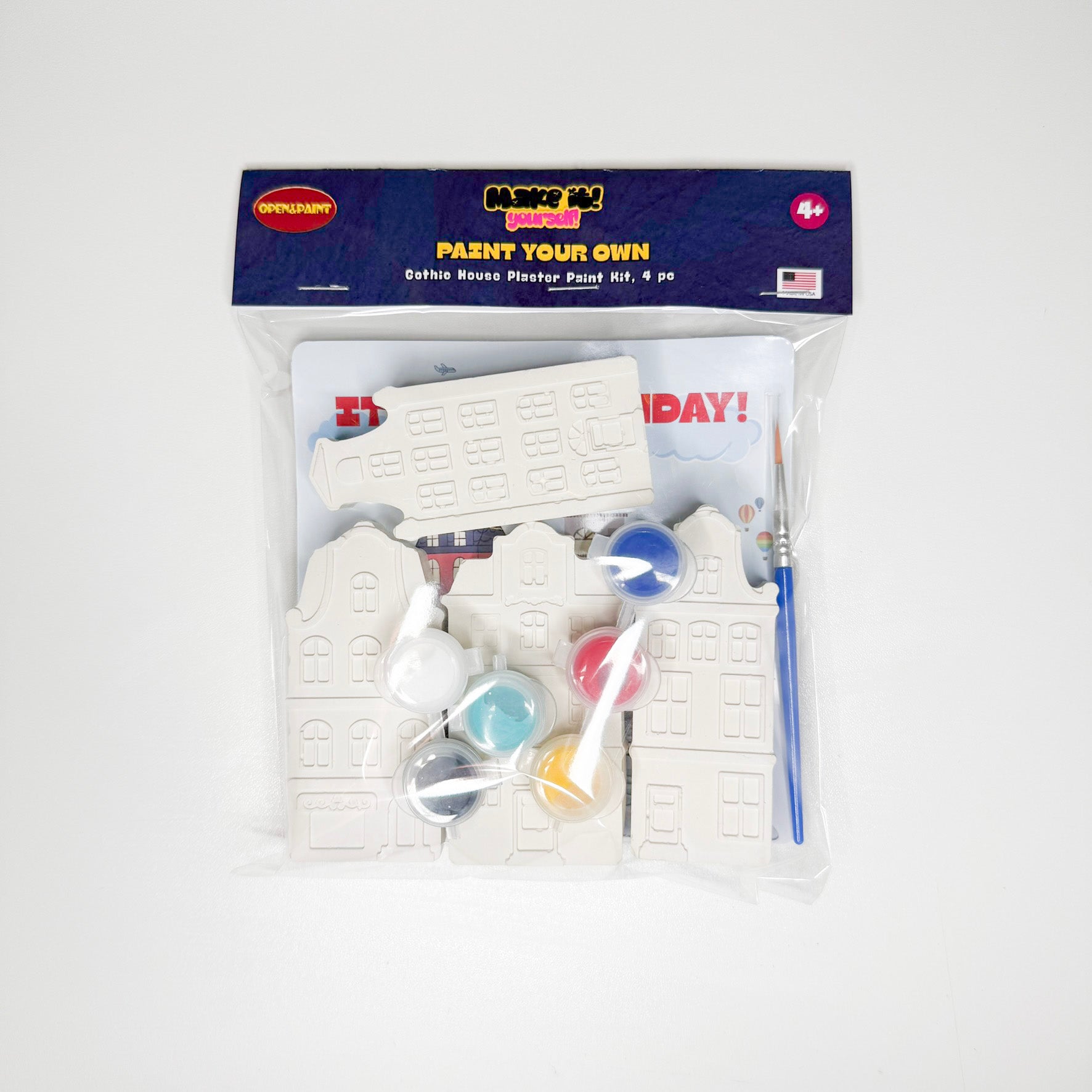 Gothic House Plaster Paint Kit, 4 pc