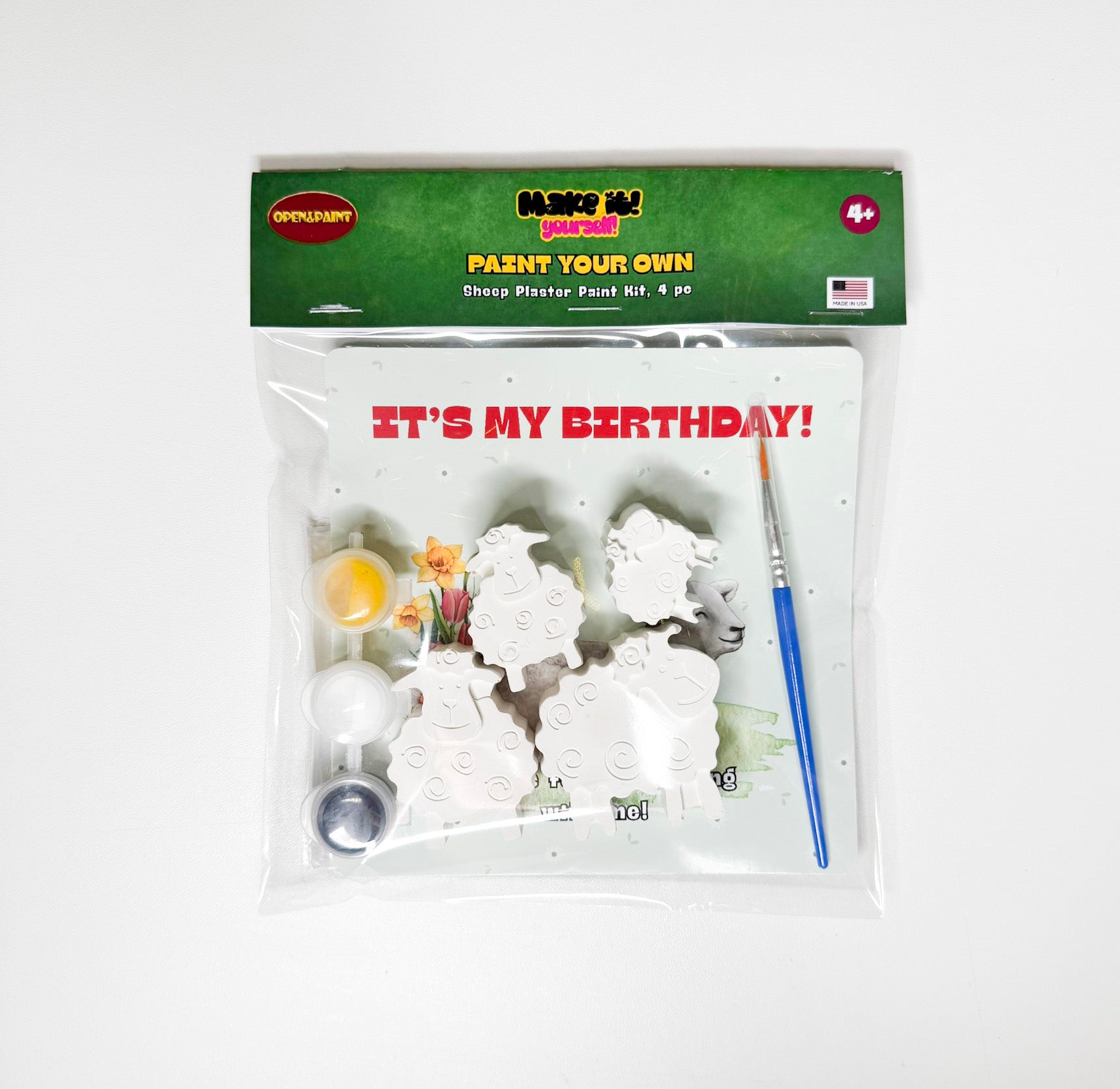 Sheep Plaster Paint Kit, 4 pc