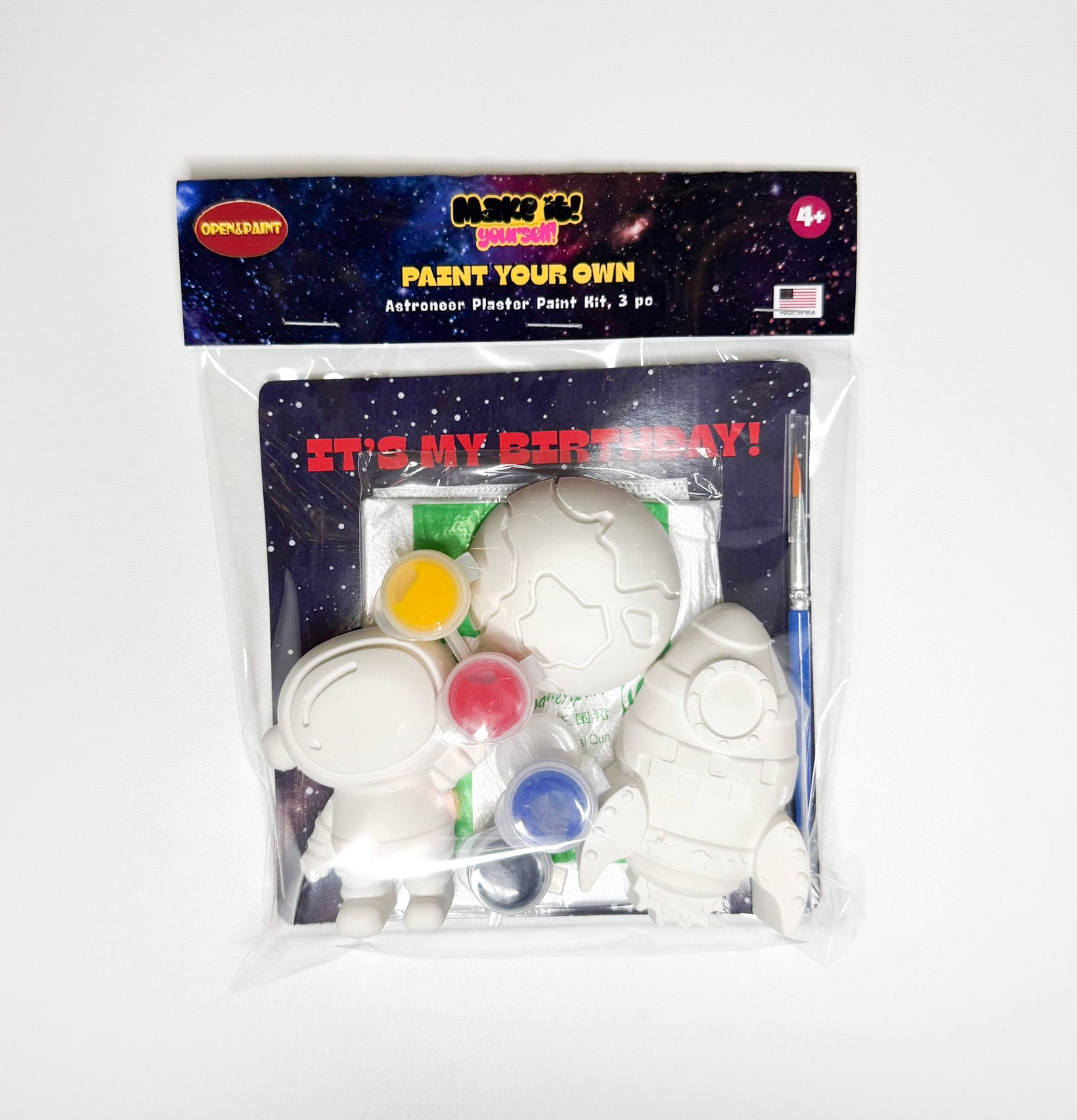 Astronaut Plaster Paint Kit, 3 pc