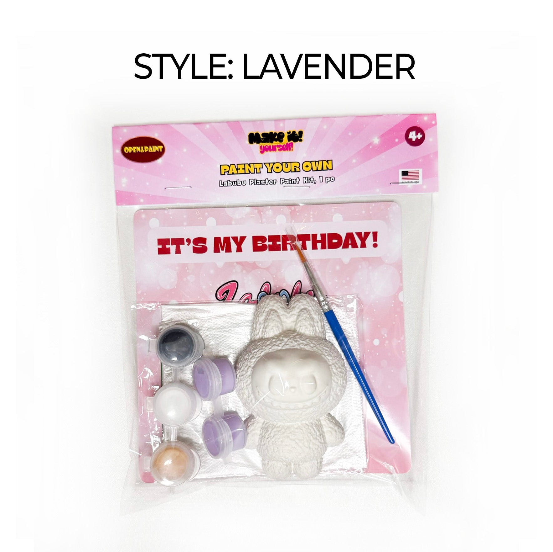 Cute Bunny Plaster Paint Kit, 1 pc