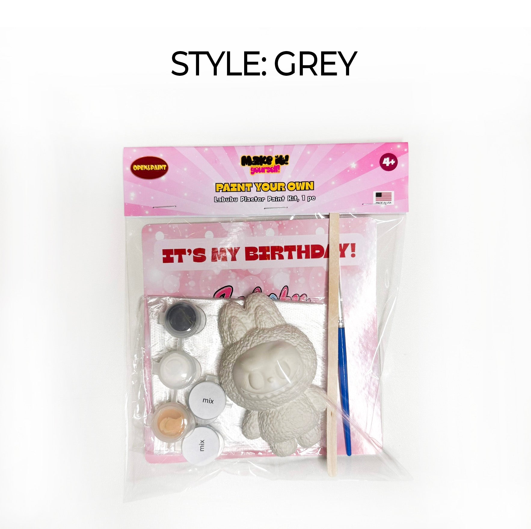 Cute Bunny Plaster Paint Kit, 1 pc