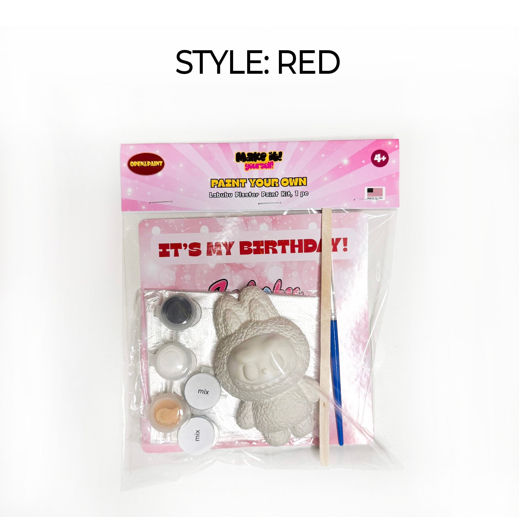 Cute Bunny Plaster Paint Kit, 1 pc