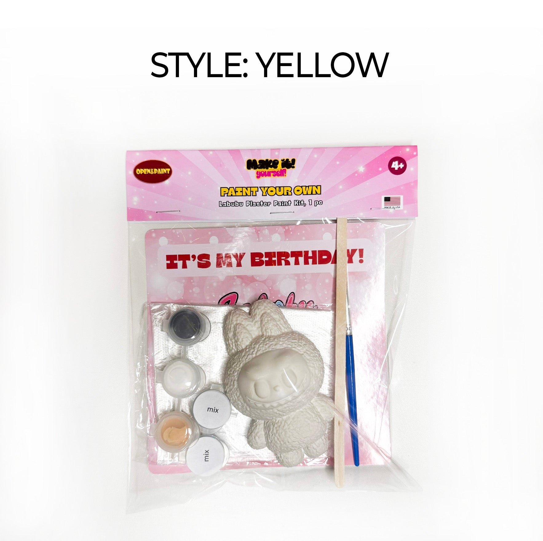 Cute Bunny Plaster Paint Kit, 1 pc