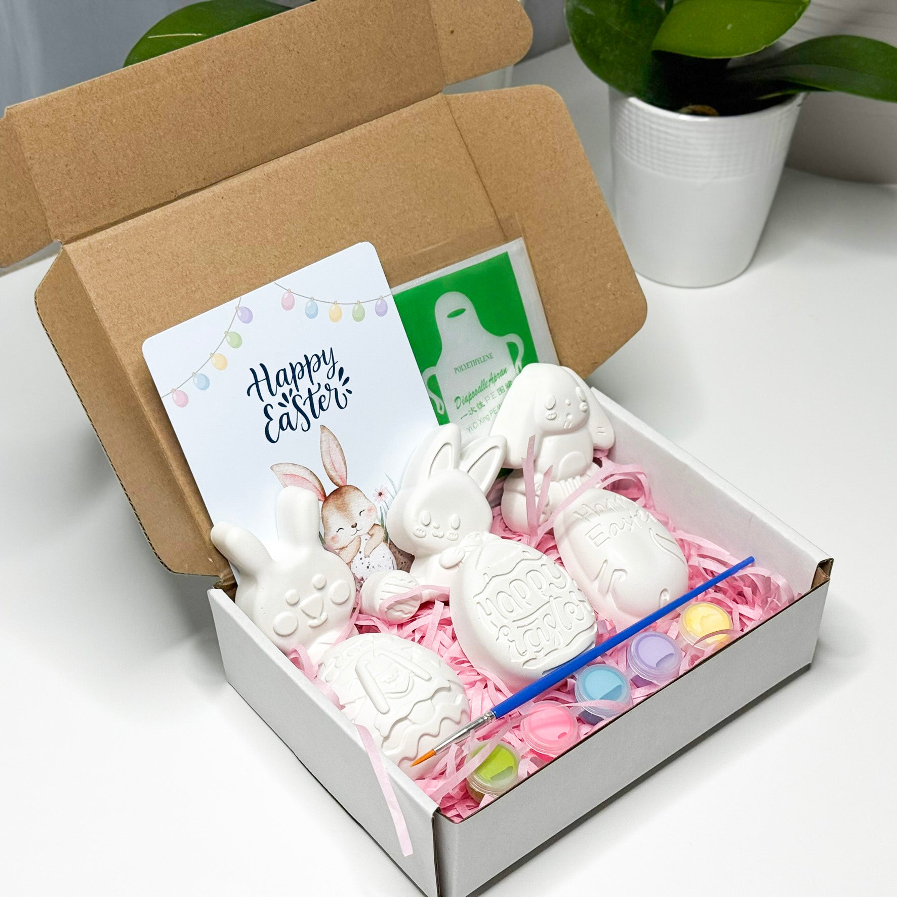 Easter Plaster Paint Kit, 6 pc