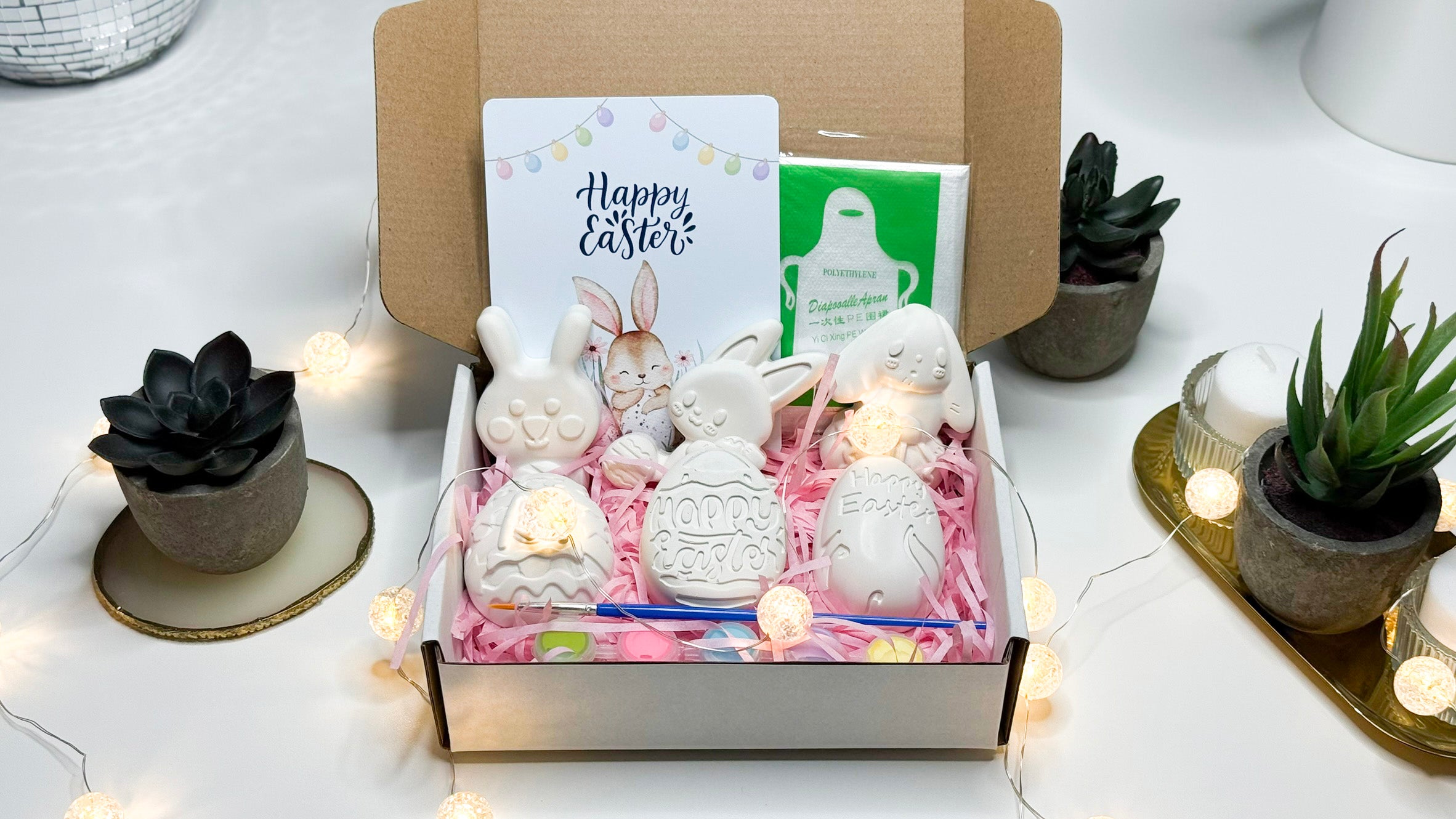 Easter Plaster Paint Kit, 6 pc