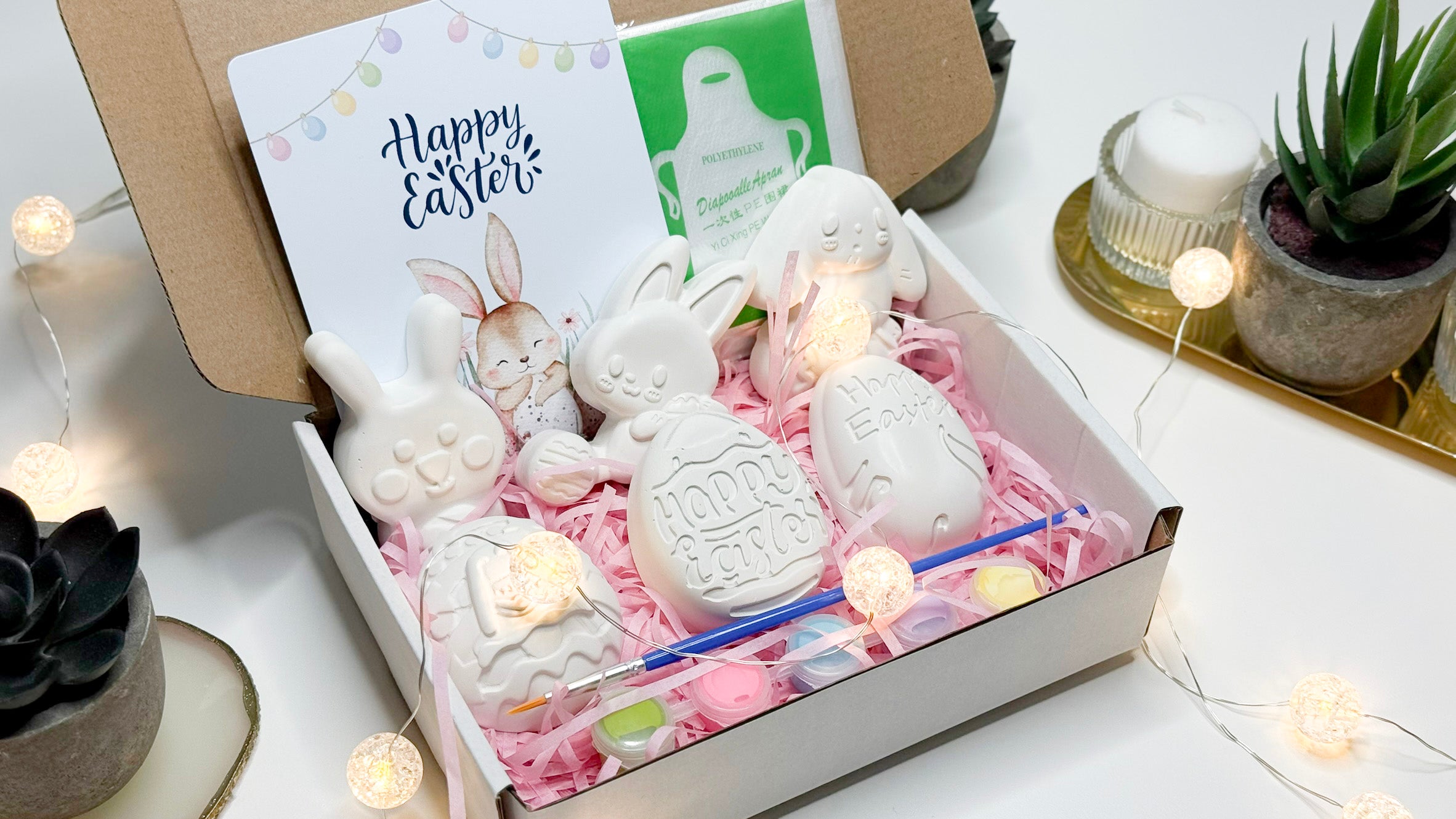 Easter Plaster Paint Kit, 6 pc