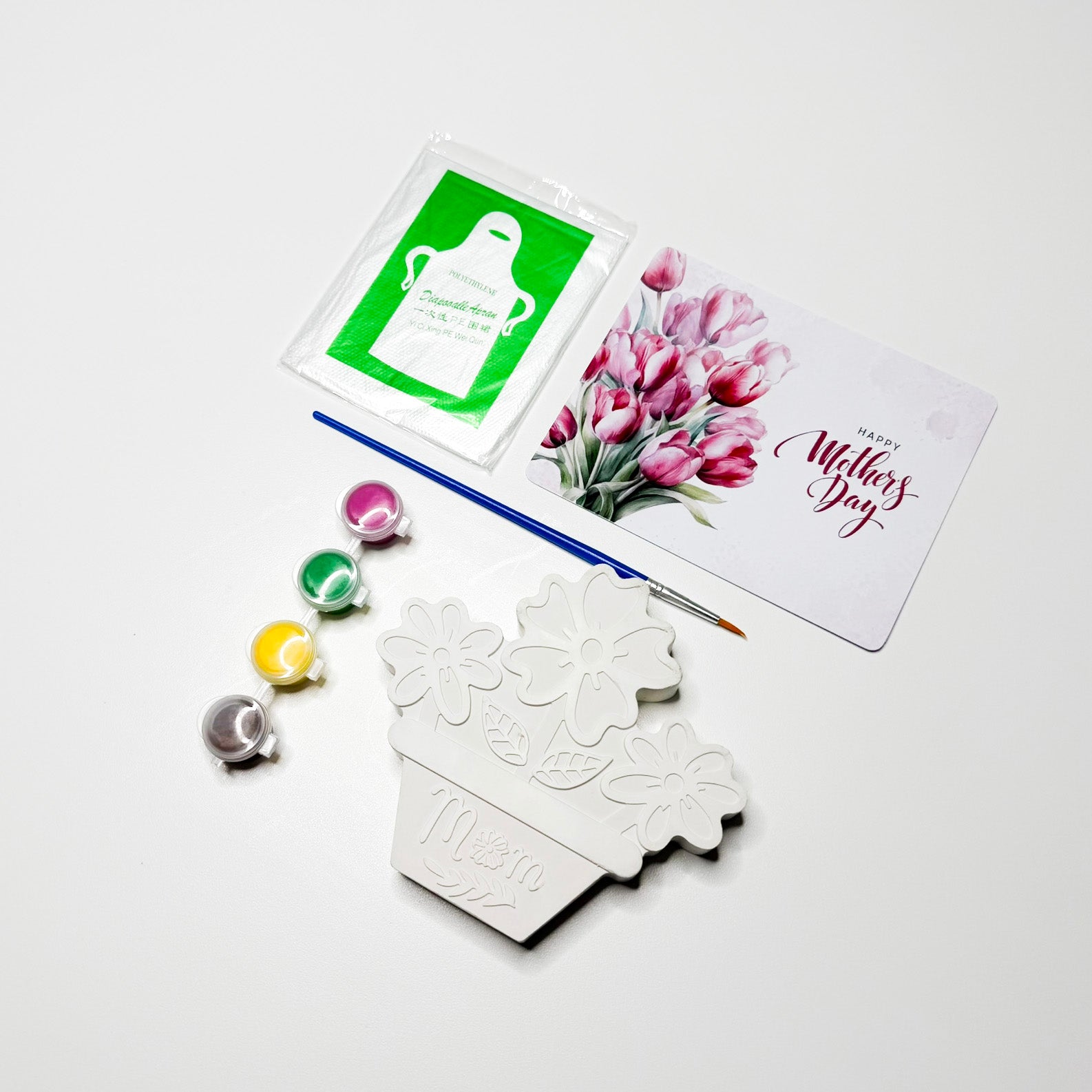 Mom Flowers Plaster Paint Kit, 1 pc