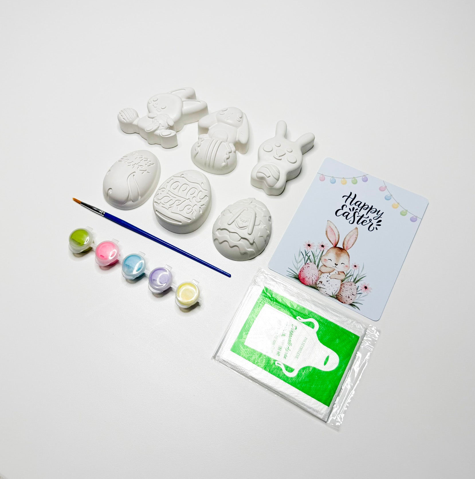 Easter Plaster Paint Kit, 6 pc