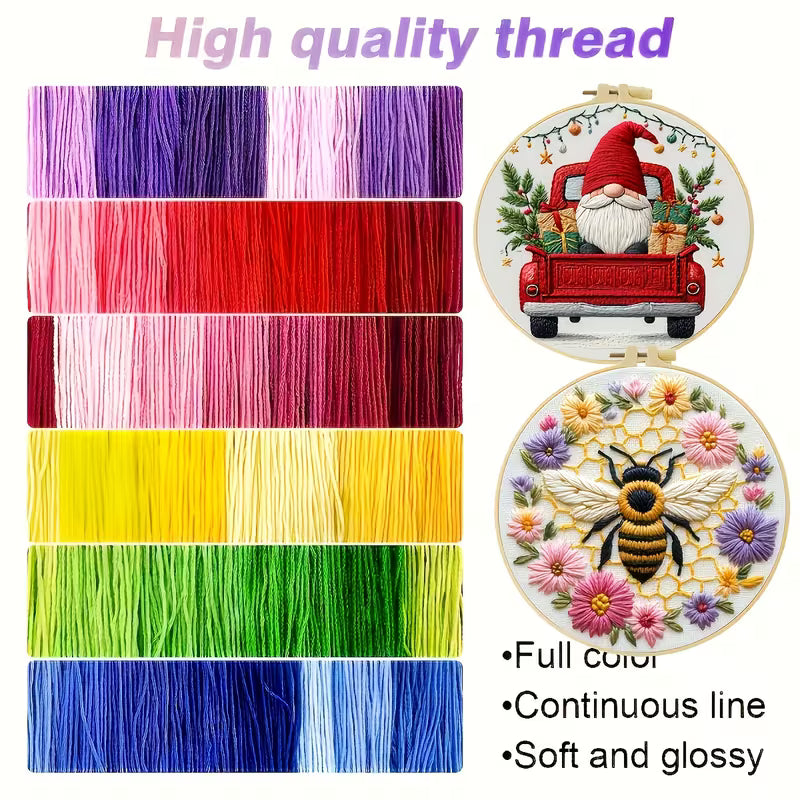 Book Store Theme Embroidery DIY Kit