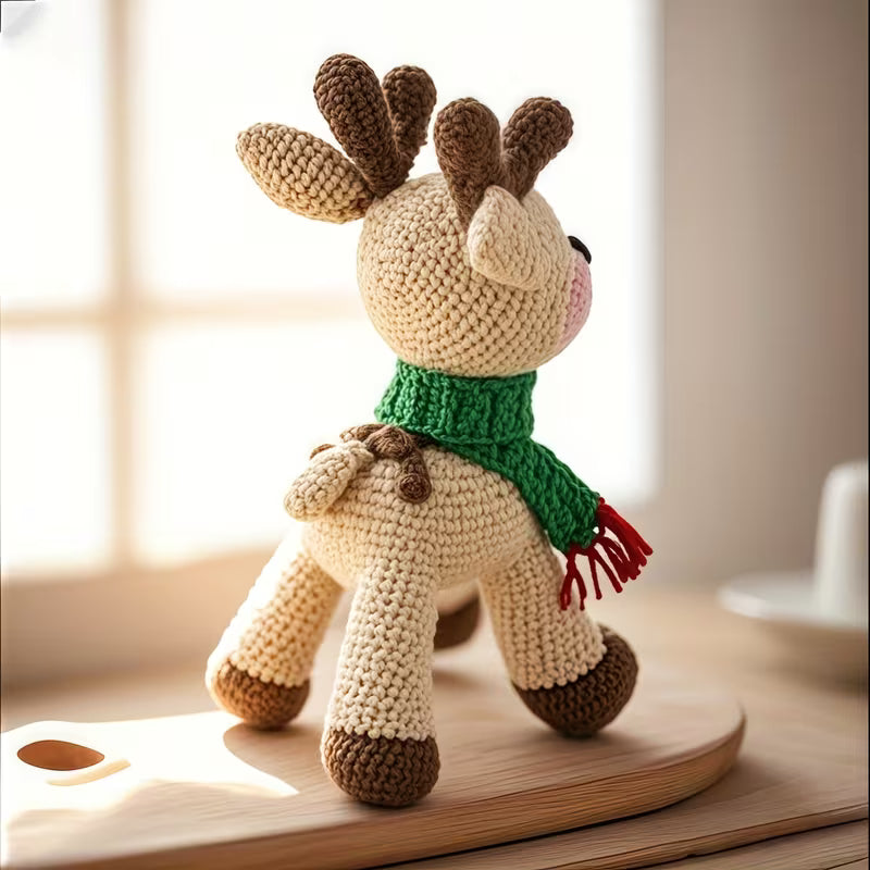 DIY Crochet Kit Raindeer Rudolph