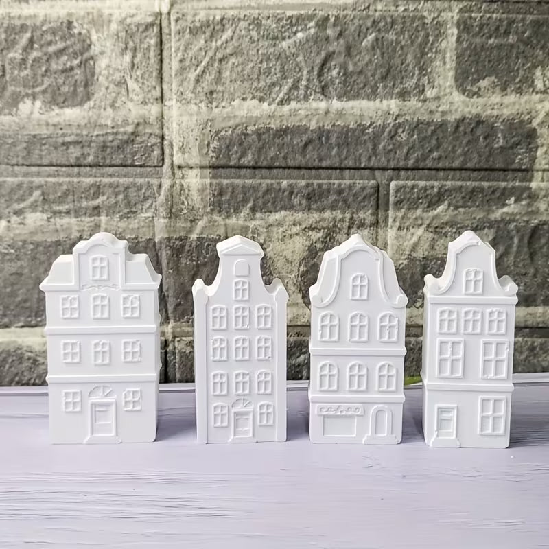 Gothic House Plaster Paint Kit, 4 pc
