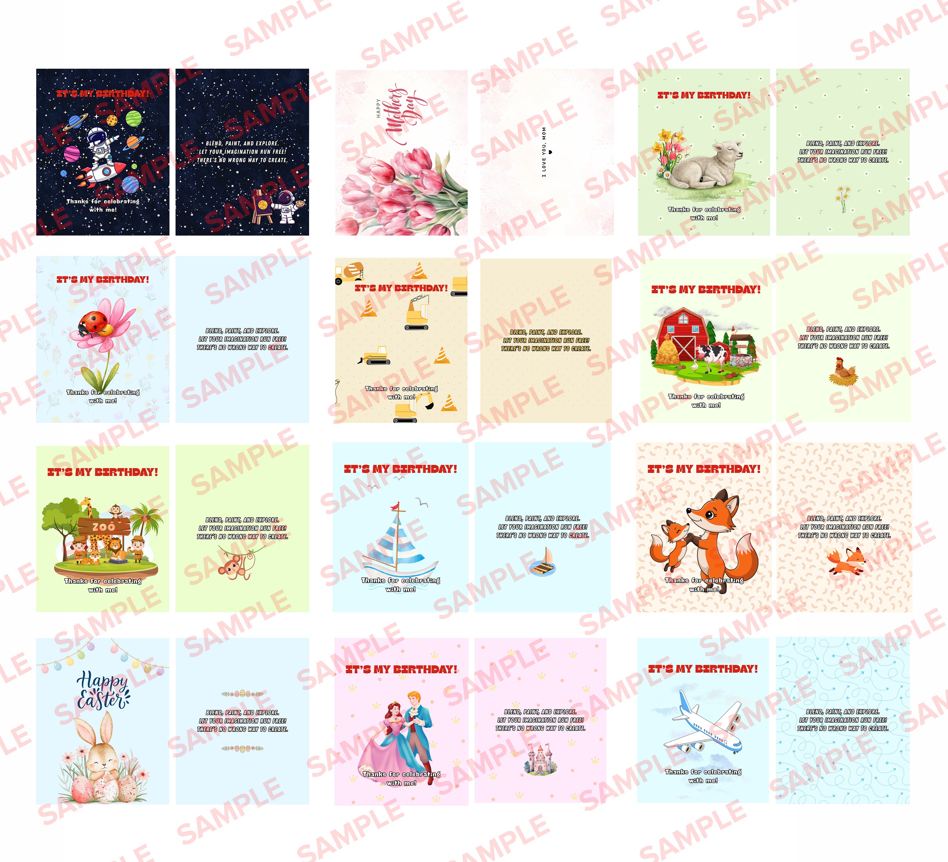 printed packaging inserts for kids craft kits